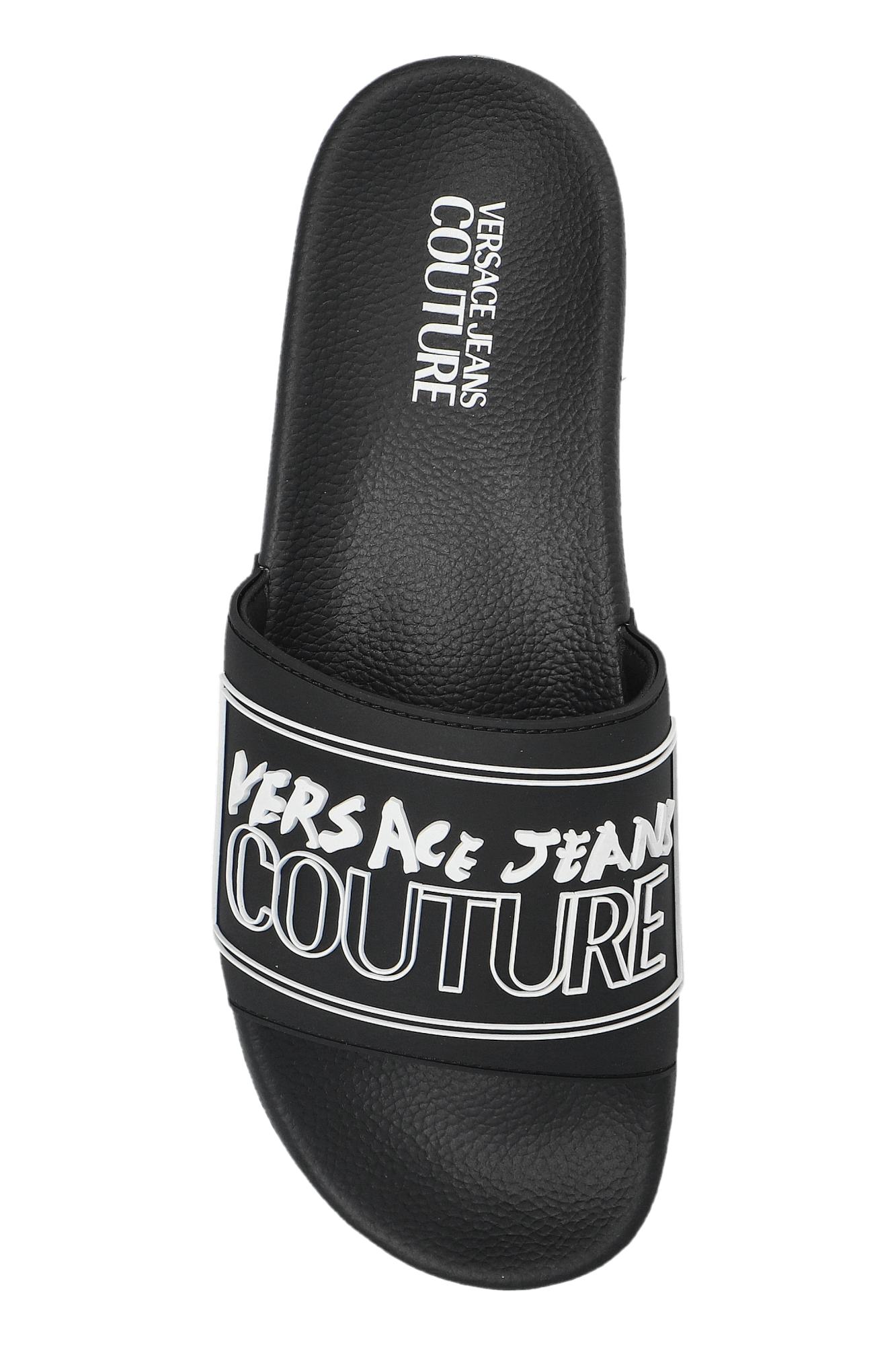 Black Slides with logo Versace Jeans Couture - Vitkac Canada